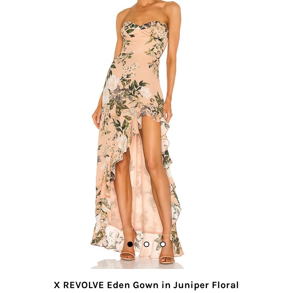 Revolve Eden Gown in Juniper Floral